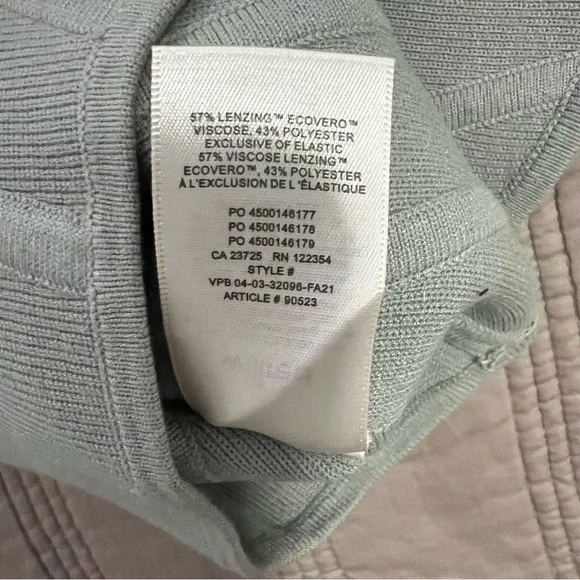 Wilfred Soft Green Gray Knit Top - Picture 4 of 4